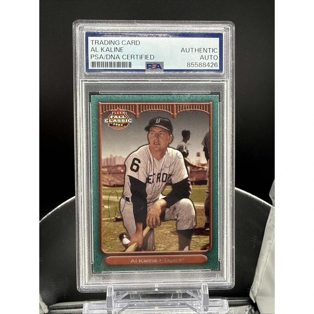 2003 Al Kaline Autographed Fleer Fall Classic Card PSA/DNA Auto
